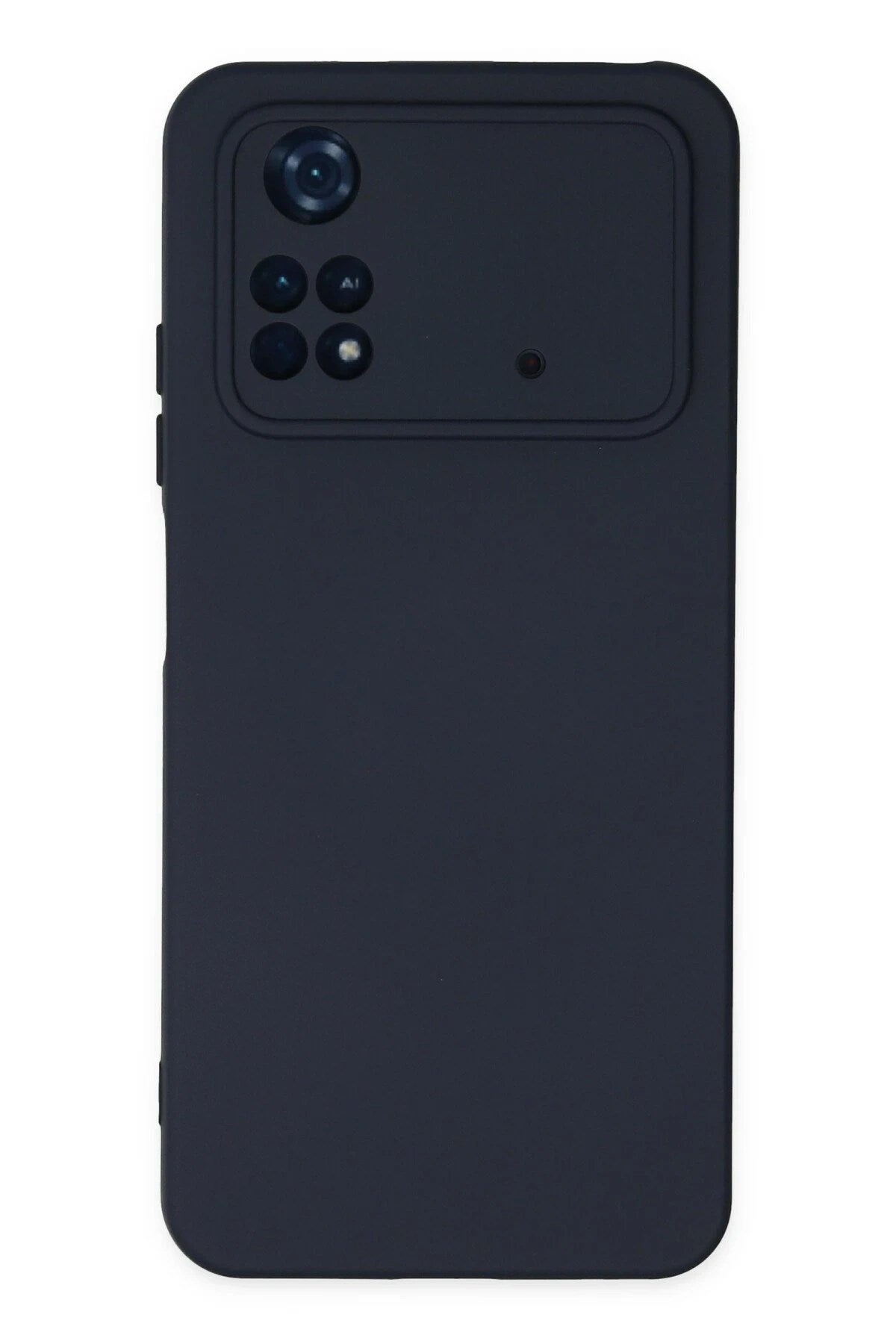 Mey İthalat® Poco M4 Pro 4G Kılıf Nano içi Kadife Silikon - Lacivert