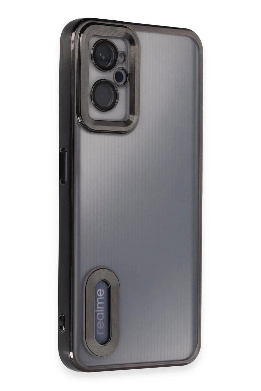 Mey İthalat® Realme 9i 4G Kılıf Slot Silikon - Siyah