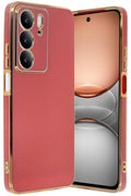 Mey İthalat® Realme C75 4G Kılıf Volet Silikon - Kırmızı