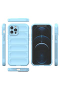 Mey İthalat® iPhone 12 Pro Kılıf Optimum Silikon - Sky Blue