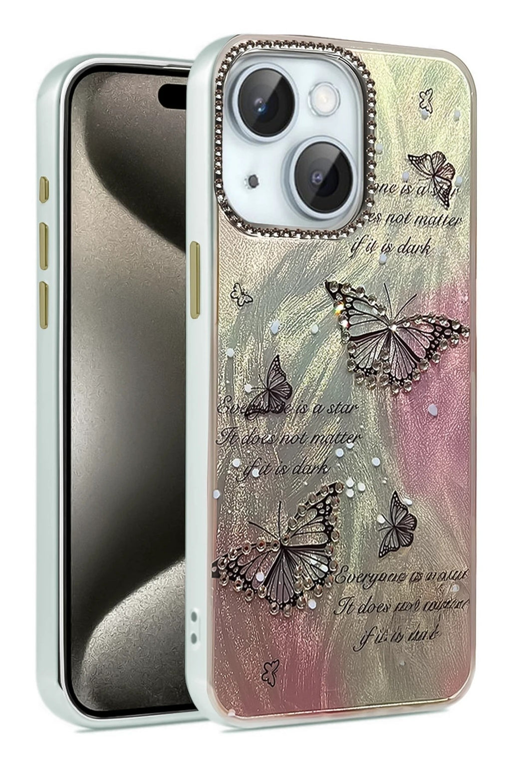 Mey İthalat® iPhone 14 Kılıf Blade Aynalı Desenli Kapak - Desen 6