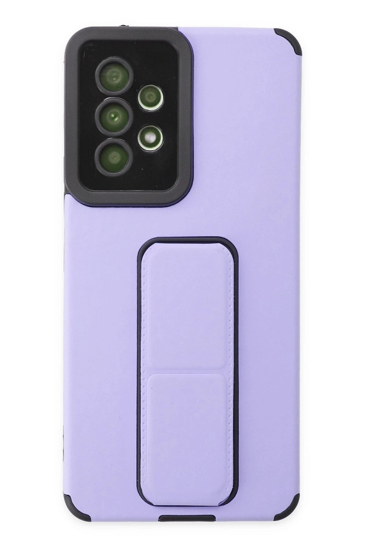 Mey İthalat® Samsung Galaxy A53 5G Kılıf Mega Standlı Silikon - Lila