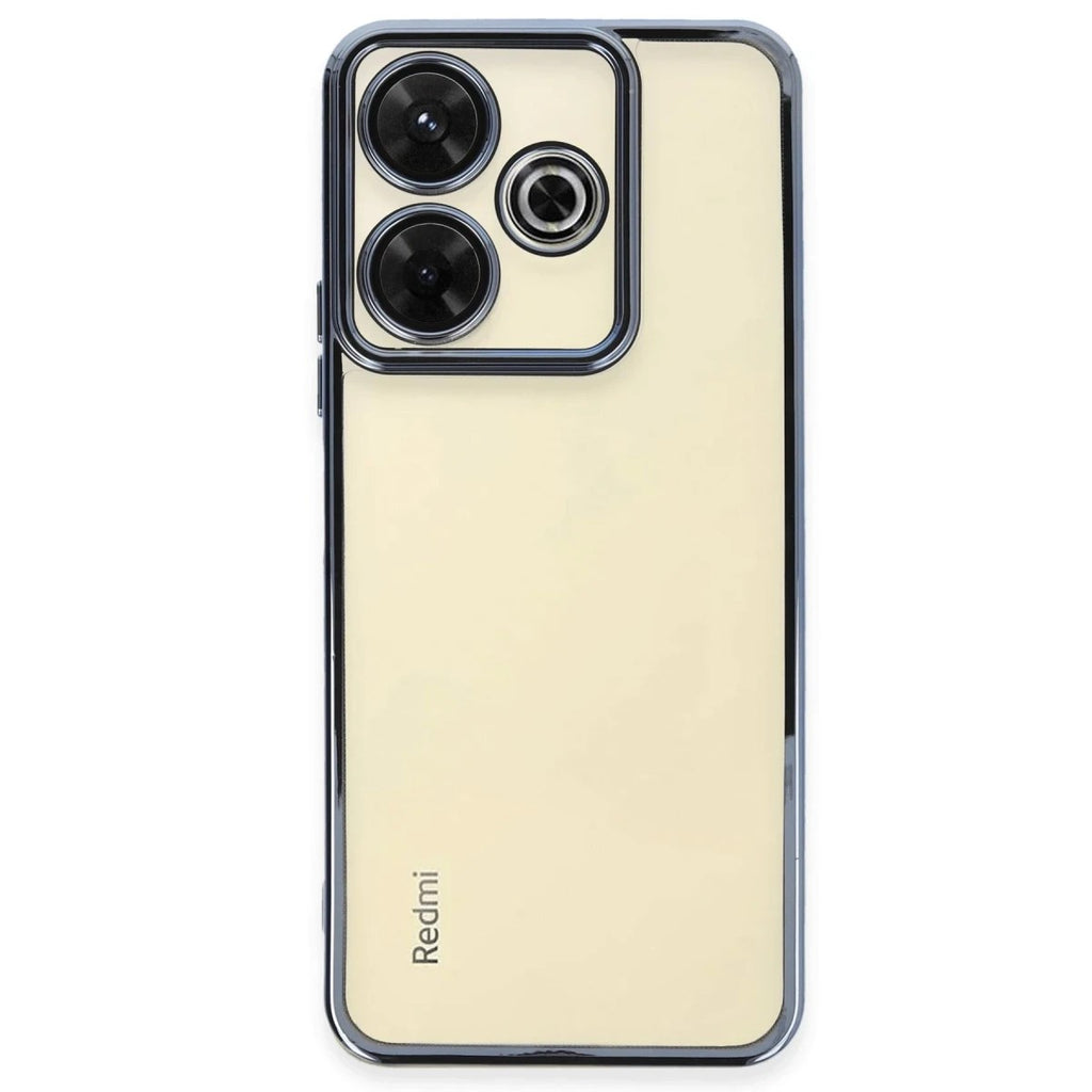 Mey İthalat® Redmi 13 4G Kılıf Lensli Silikon - Açık Mavi