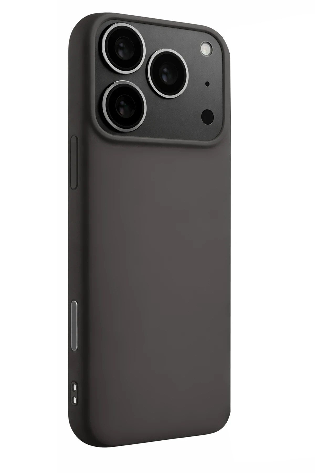 Mey İthalat® iPhone 17 Pro Max Nano içi Kadife Silikon - Gri