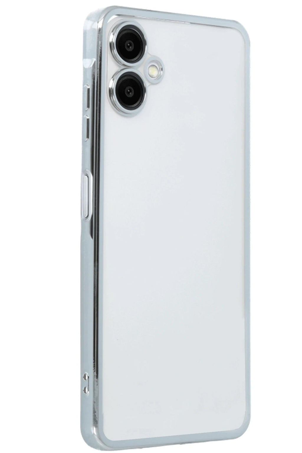 Mey İthalat® Samsung Galaxy A06 Kılıf Lensli Silikon - Gümüş