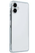 Mey İthalat® Samsung Galaxy A06 Kılıf Lensli Silikon - Gümüş