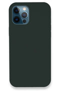 Mey İthalat® iPhone 12 Pro Kılıf Lansman Legant Silikon - Koyu Yeşil