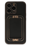 Mey İthalat® iPhone 13 Pro Max Kılıf Coco Elit Kapak - Siyah