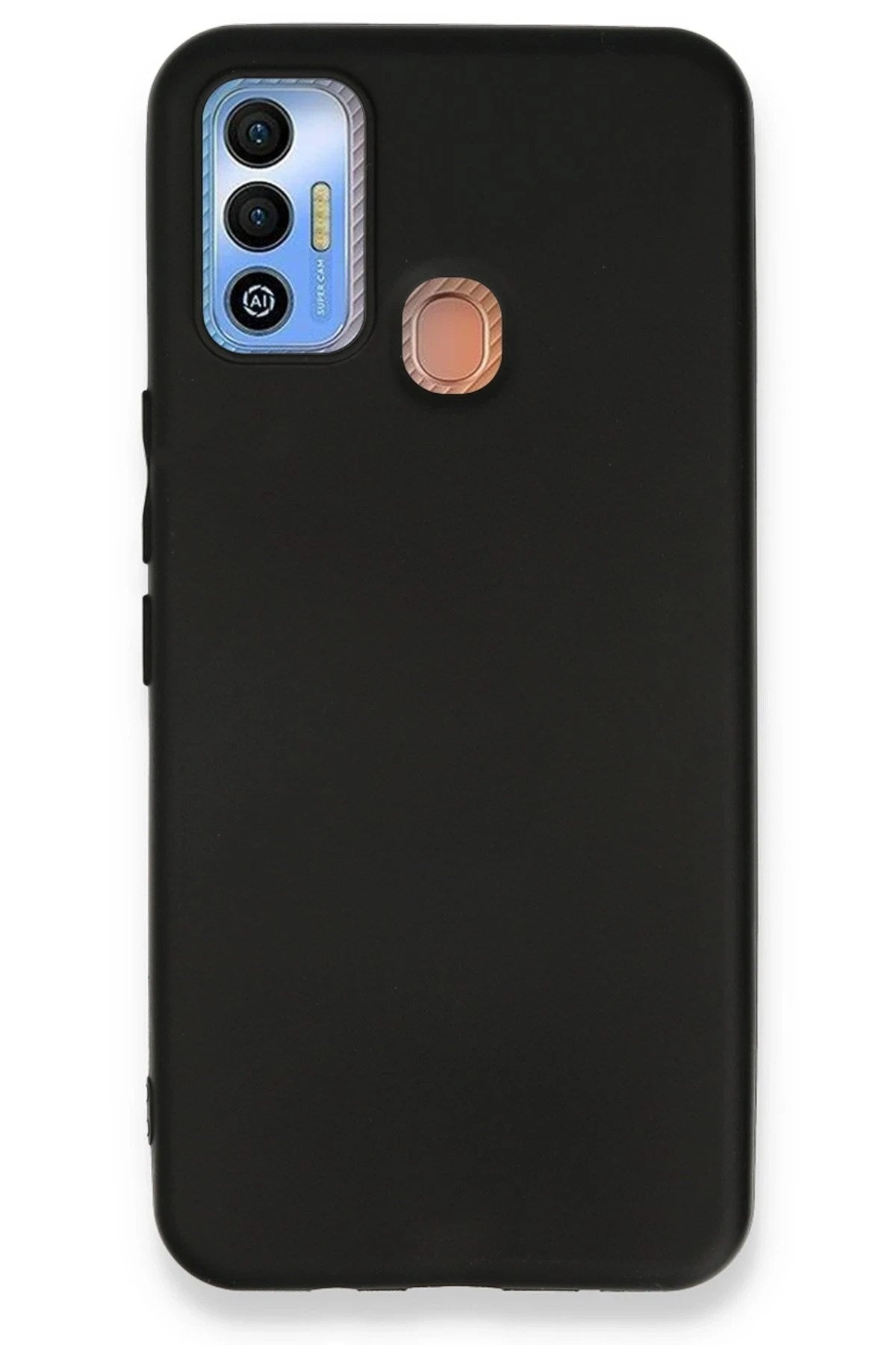 Mey İthalat® Tecno Spark 7T Kılıf First Silikon - Siyah
