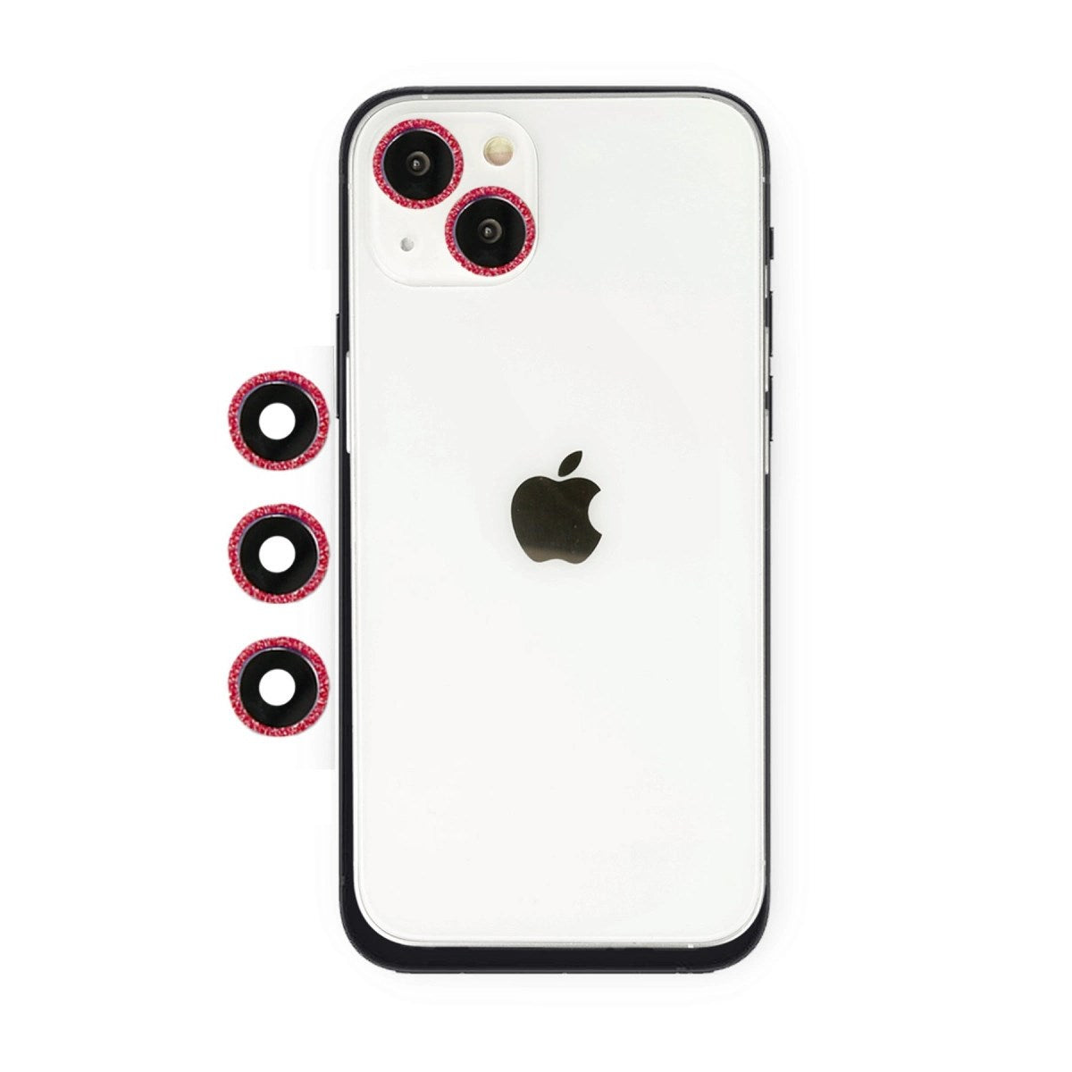 Mey İthalat® iPhone 14 Shine Kamera Lens - Kırmızı