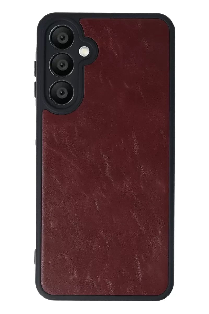 Mey İthalat® Samsung Galaxy A16 5G Kılıf Aras Deri Kapak - Bordo