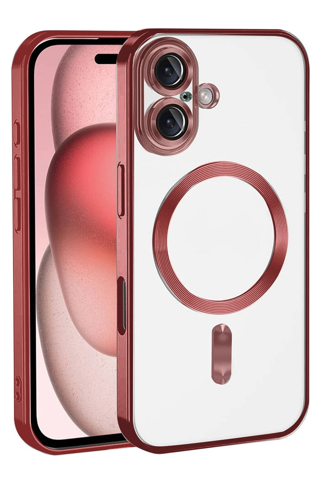 Mey İthalat® iPhone 17 Kross Magneticsafe Kapak - Kırmızı