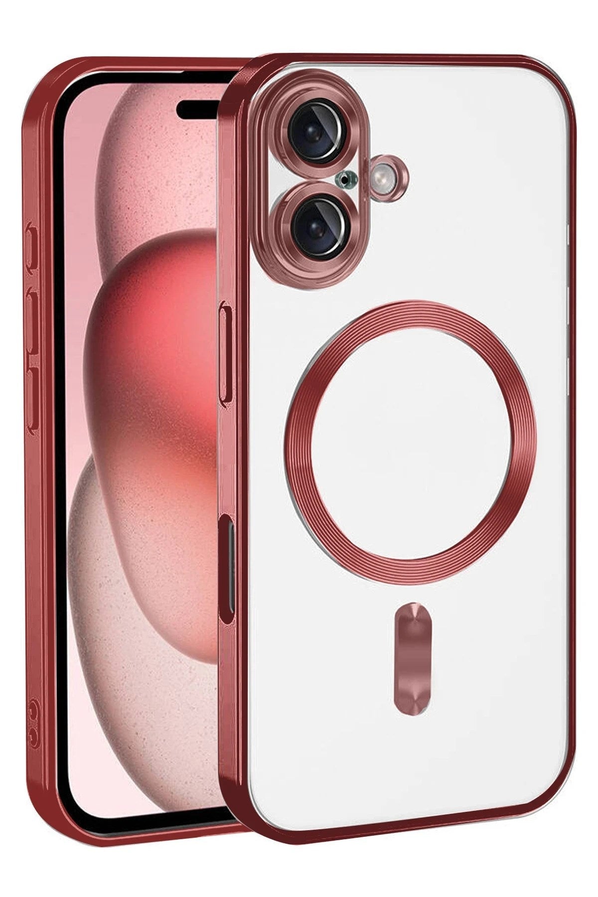 Mey İthalat® iPhone 17 Kross Magneticsafe Kapak - Kırmızı