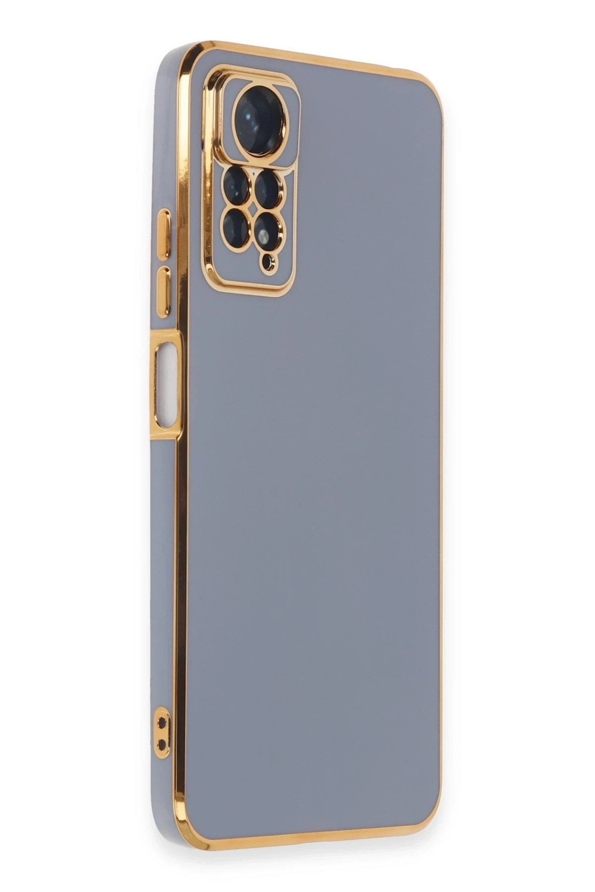 Mey İthalat® Redmi Note 12 Pro 4G Kılıf Volet Silikon - Mavi