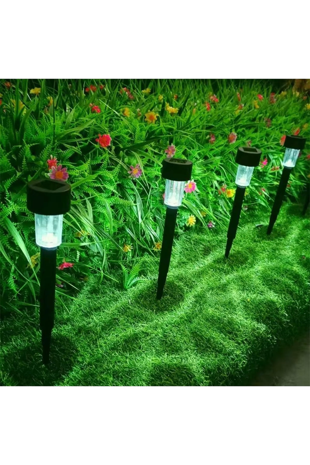 10'lu Günes Enerjili Led Bahçe Lambasi- Solar Aydinlatma