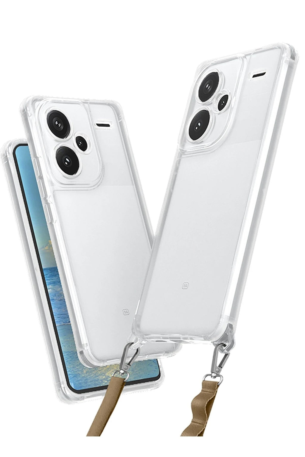 Mey İthalat® Redmi Note 13 Pro Plus Kılıf Penta Silikon Kılıf - Şeffaf
