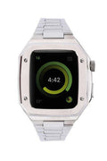 Mey İthalat® Watch 45mm Metal Petek Kasalı Kordon - Gümüş