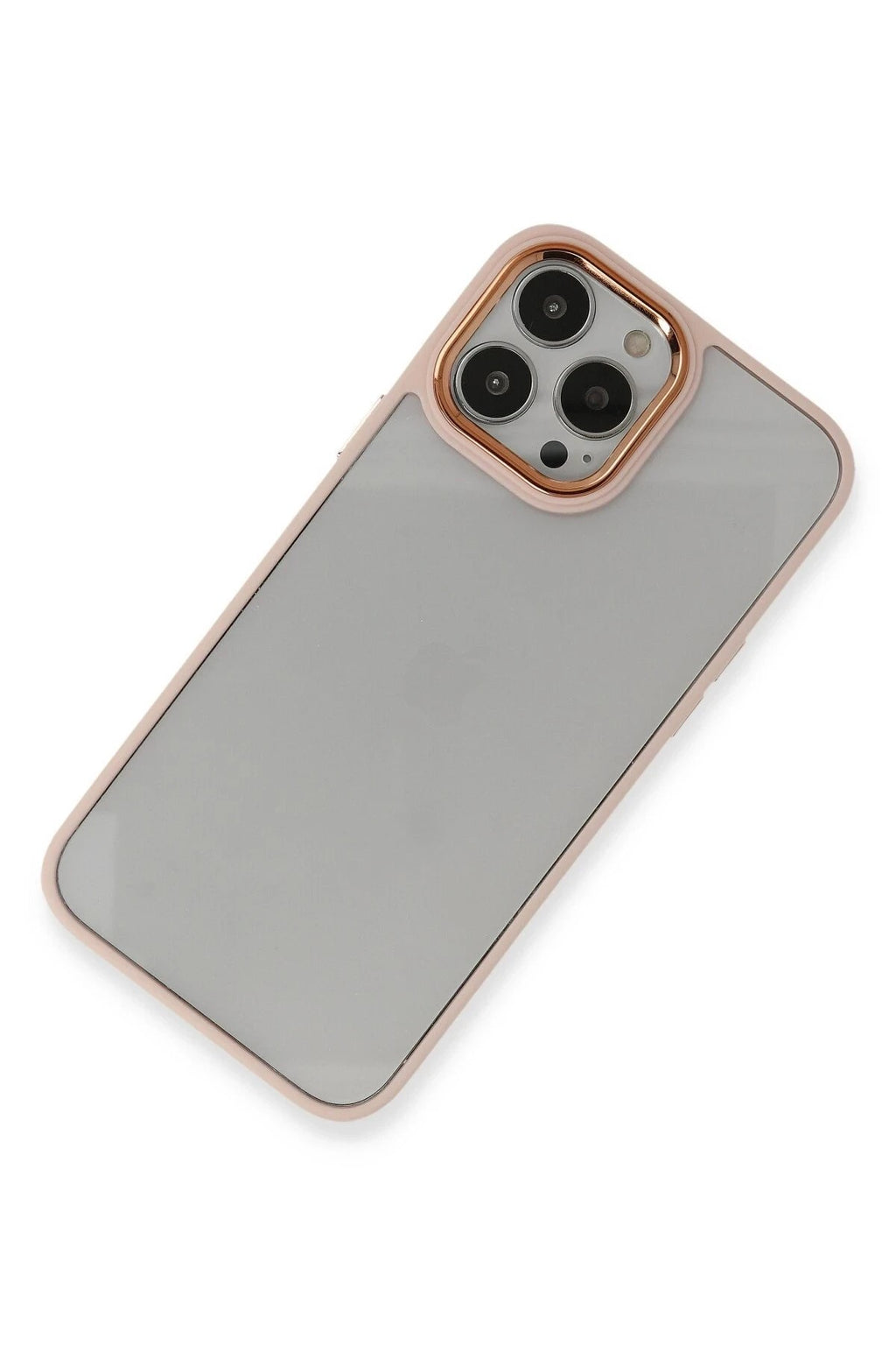 Mey İthalat® iPhone 13 Pro Kılıf Dora Kapak - Pudra