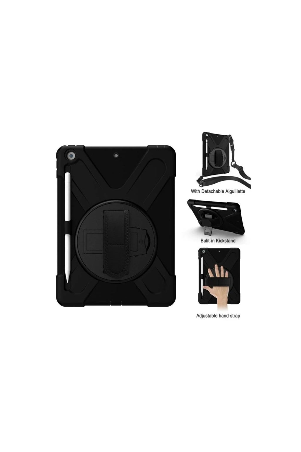 Mey İthalat® iPad Air 11 (2024) Kılıf Amazing Tablet Kapak - Siyah