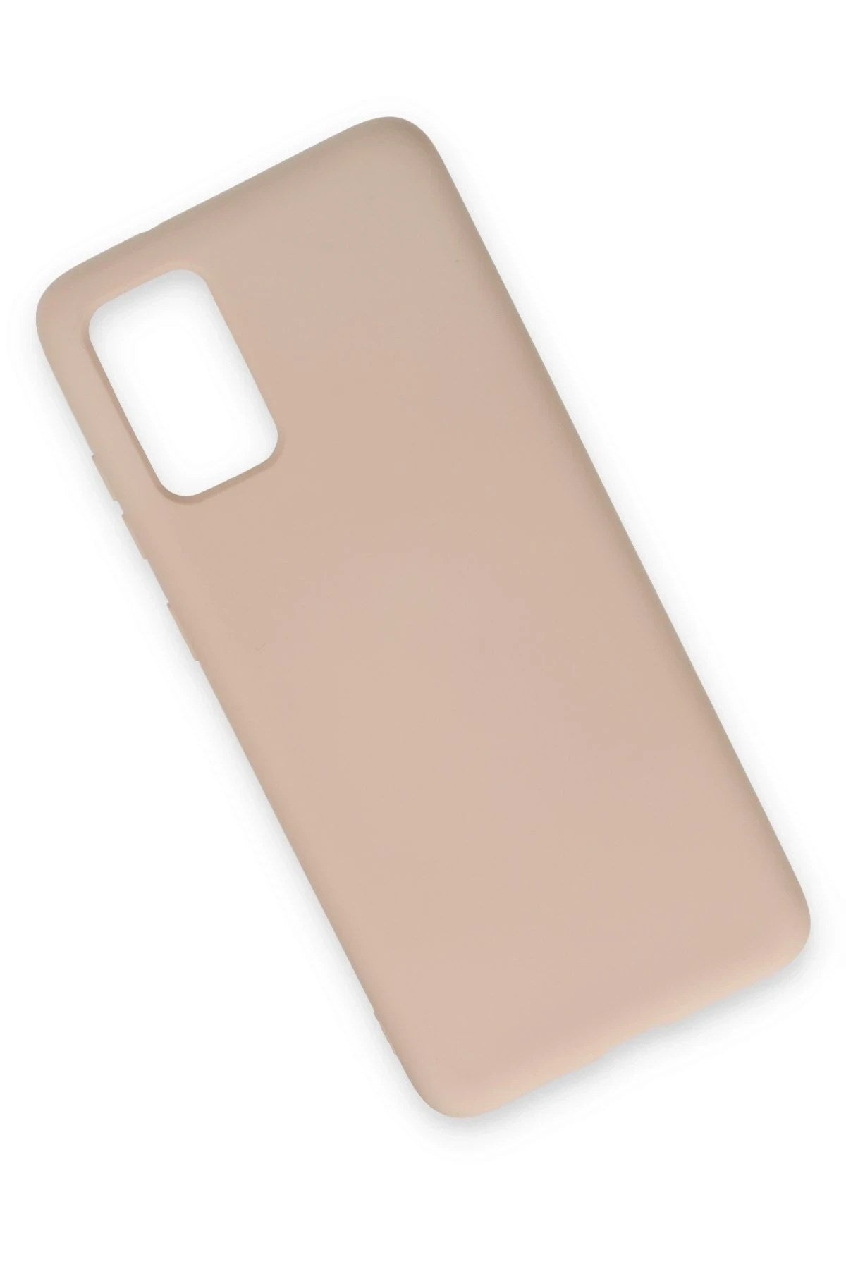 Mey İthalat® Samsung Galaxy S20 Plus Kılıf Nano içi Kadife Silikon - Pudra