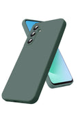 Mey İthalat® Samsung Galaxy A17 5G Nano içi Kadife Silikon - Koyu Yeşil