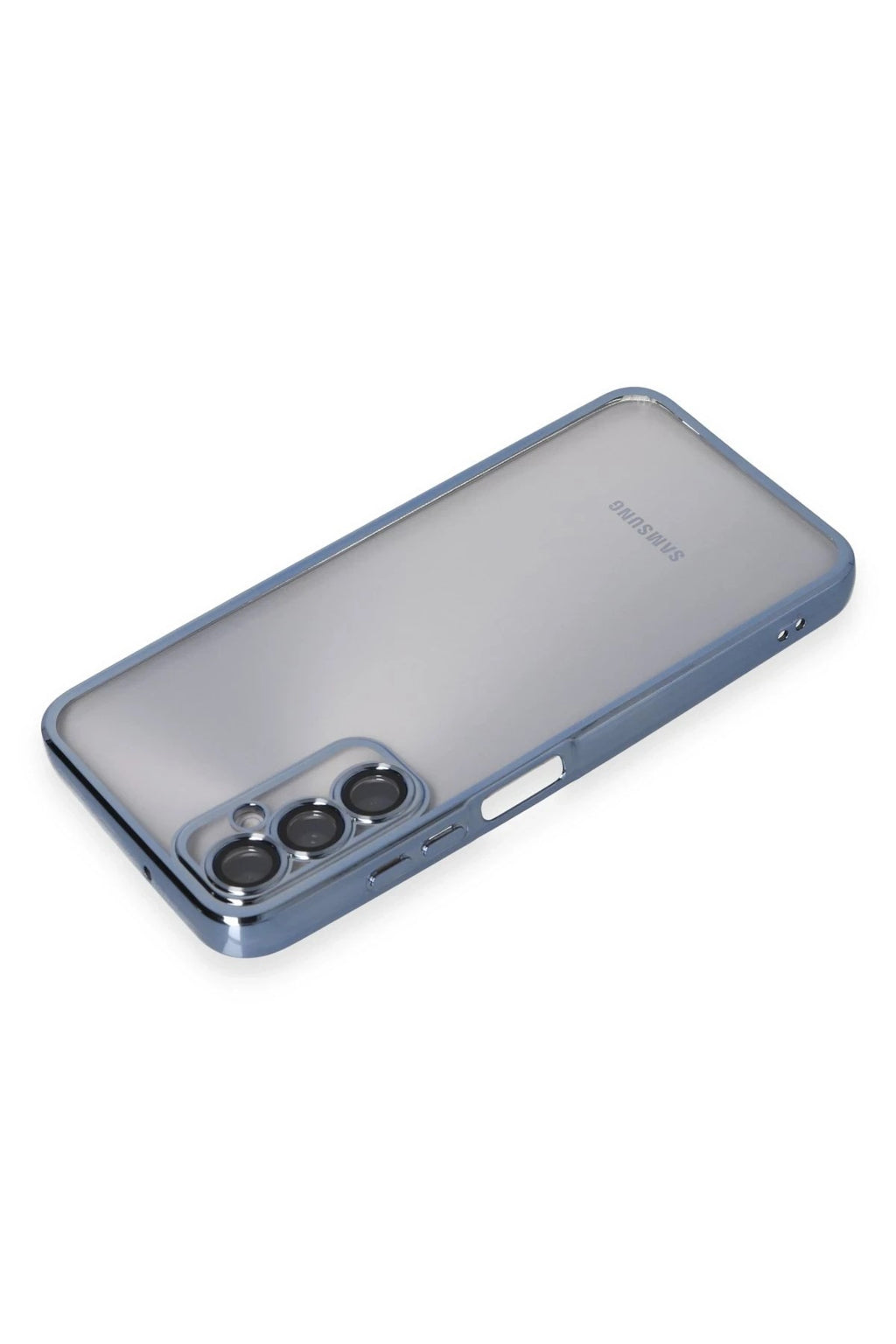 Mey İthalat® Samsung Galaxy A05S Kılıf Lensli Silikon - Açık Mavi