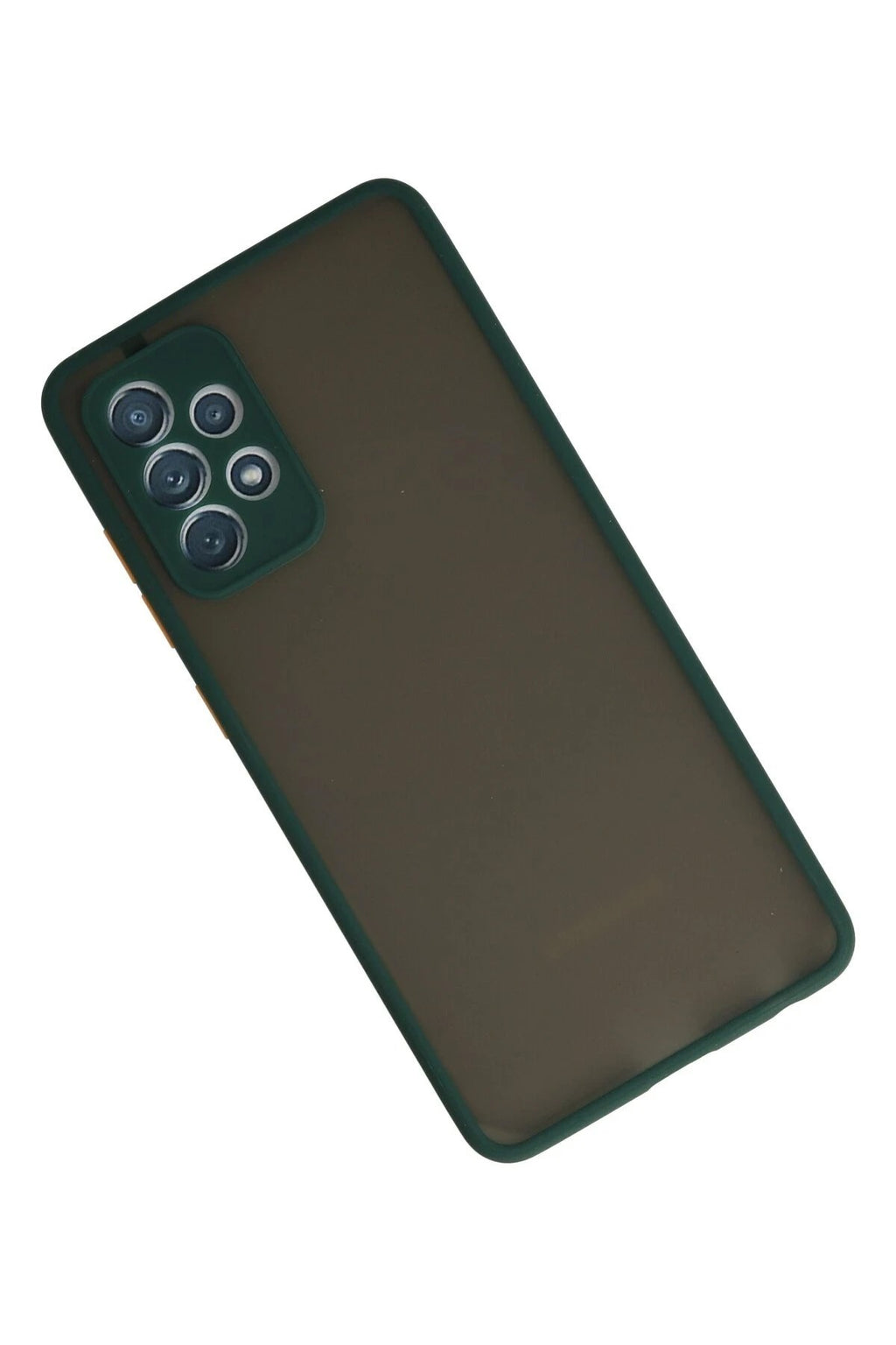 Mey İthalat® Samsung Galaxy A72 Kılıf Montreal Silikon Kapak - Koyu Yeşil