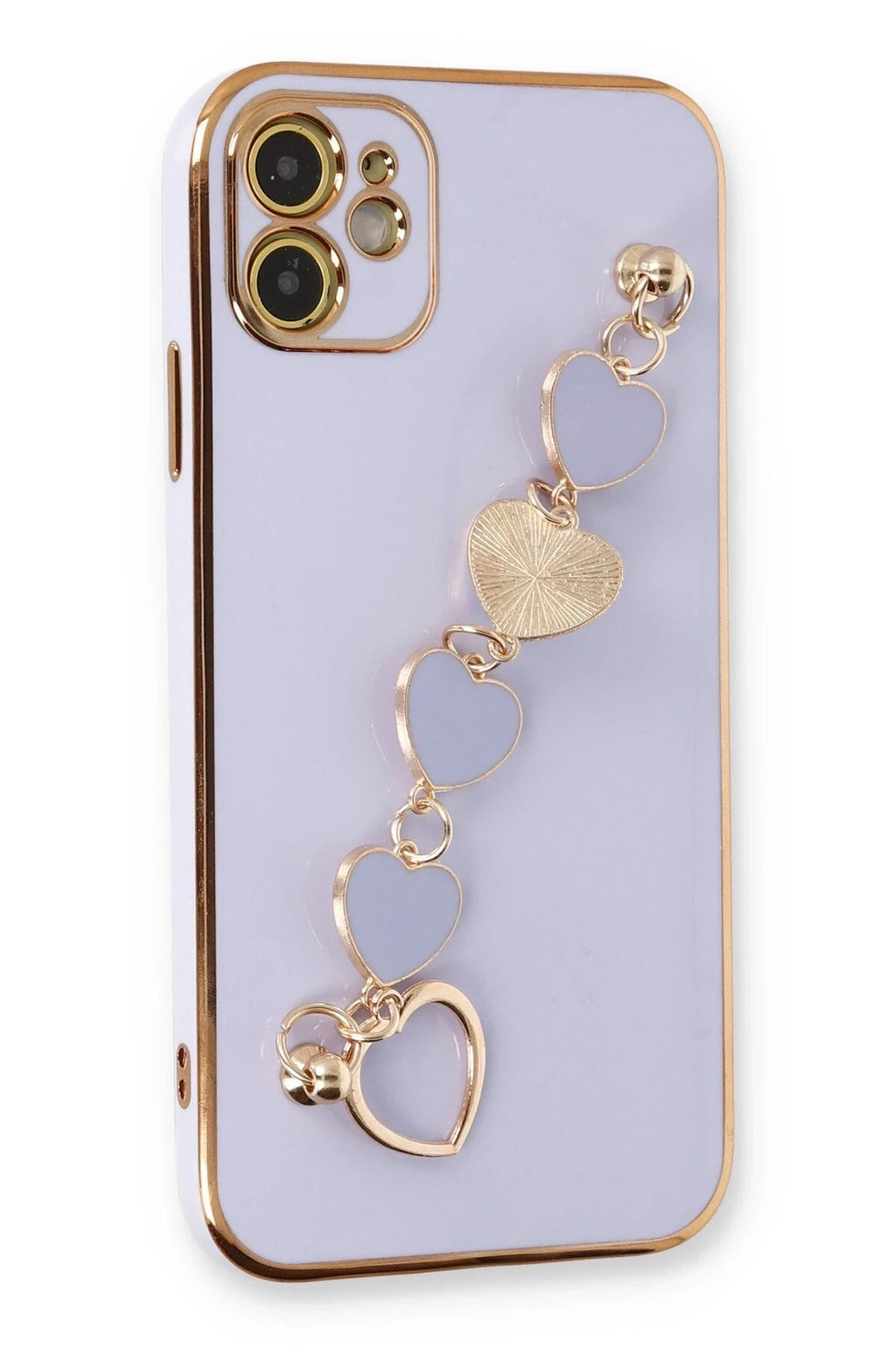 Mey İthalat® iPhone 12 Kılıf Esila Silikon - Lila