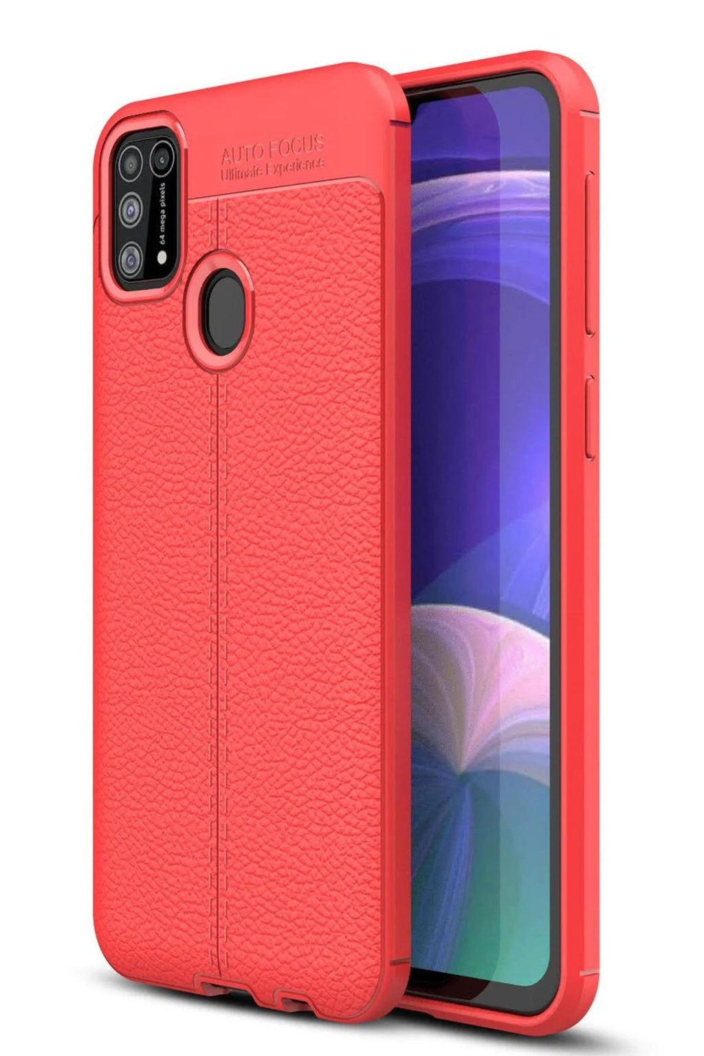 Mey İthalat® Samsung Galaxy M31 Kılıf Auto Focus Kapak - Kırmızı