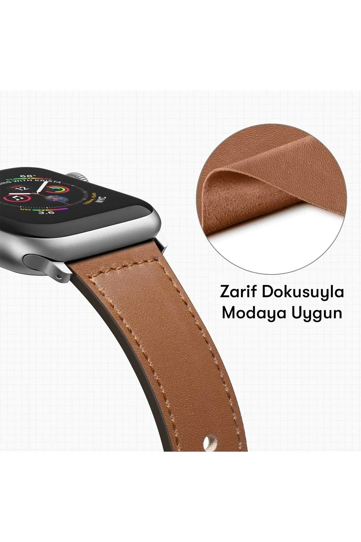 Mey İthalat® Watch 38mm KR415 Luaz Deri Kordon - Lacivert