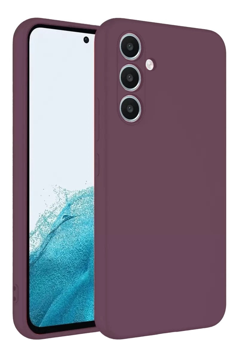 Mey İthalat® Samsung Galaxy A16 5G Kılıf First Silikon - Mürdüm