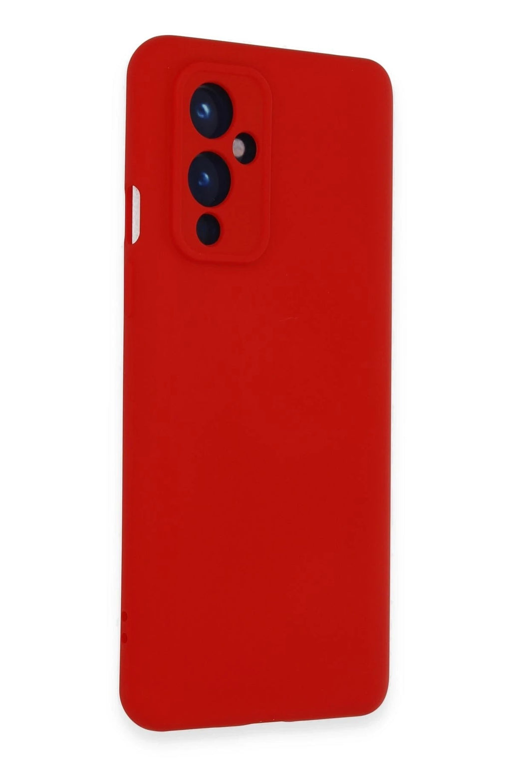 Mey İthalat® One Plus 9 Kılıf Nano içi Kadife Silikon - Kırmızı