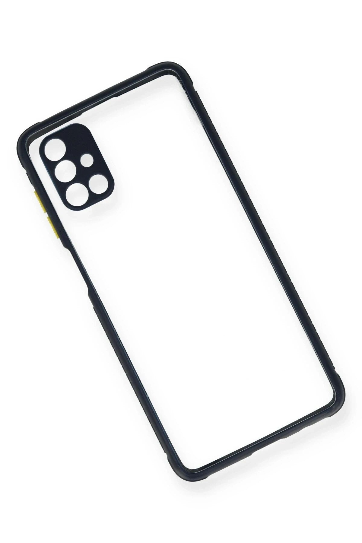 Mey İthalat® Samsung Galaxy M51 Kılıf Miami Şeffaf Silikon - Lacivert