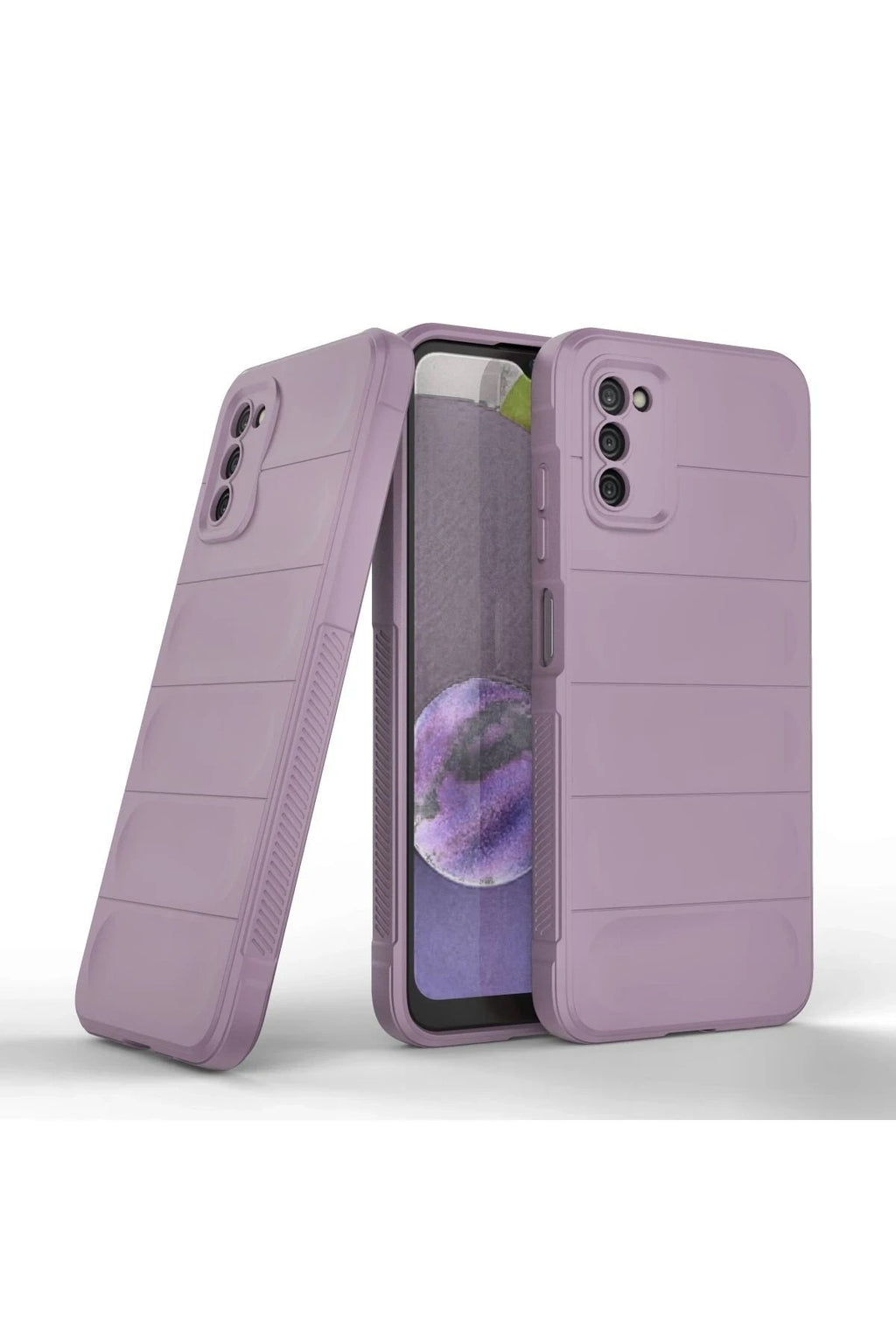 Mey İthalat® Samsung Galaxy A03S Kılıf Optimum Silikon - Mor