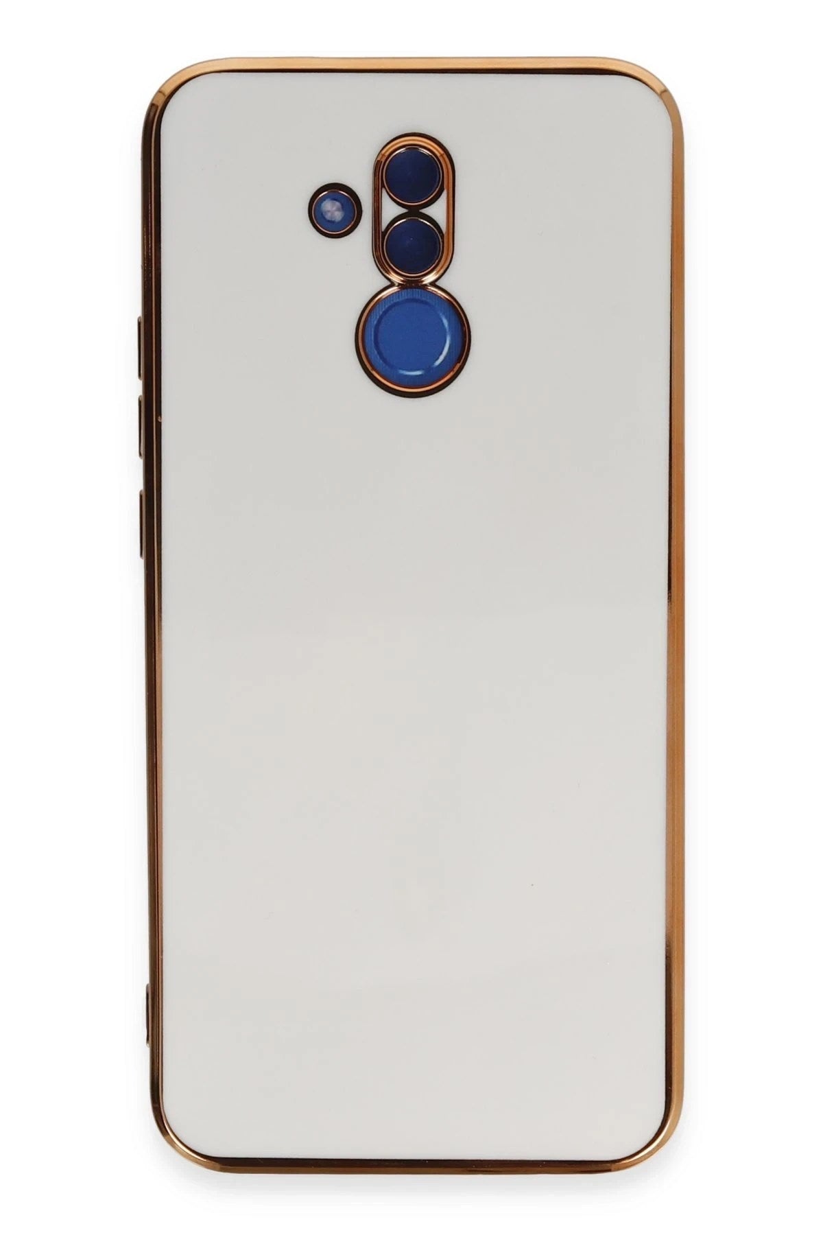 Mey İthalat® Huawei Mate 20 Lite Kılıf Volet Silikon - Beyaz