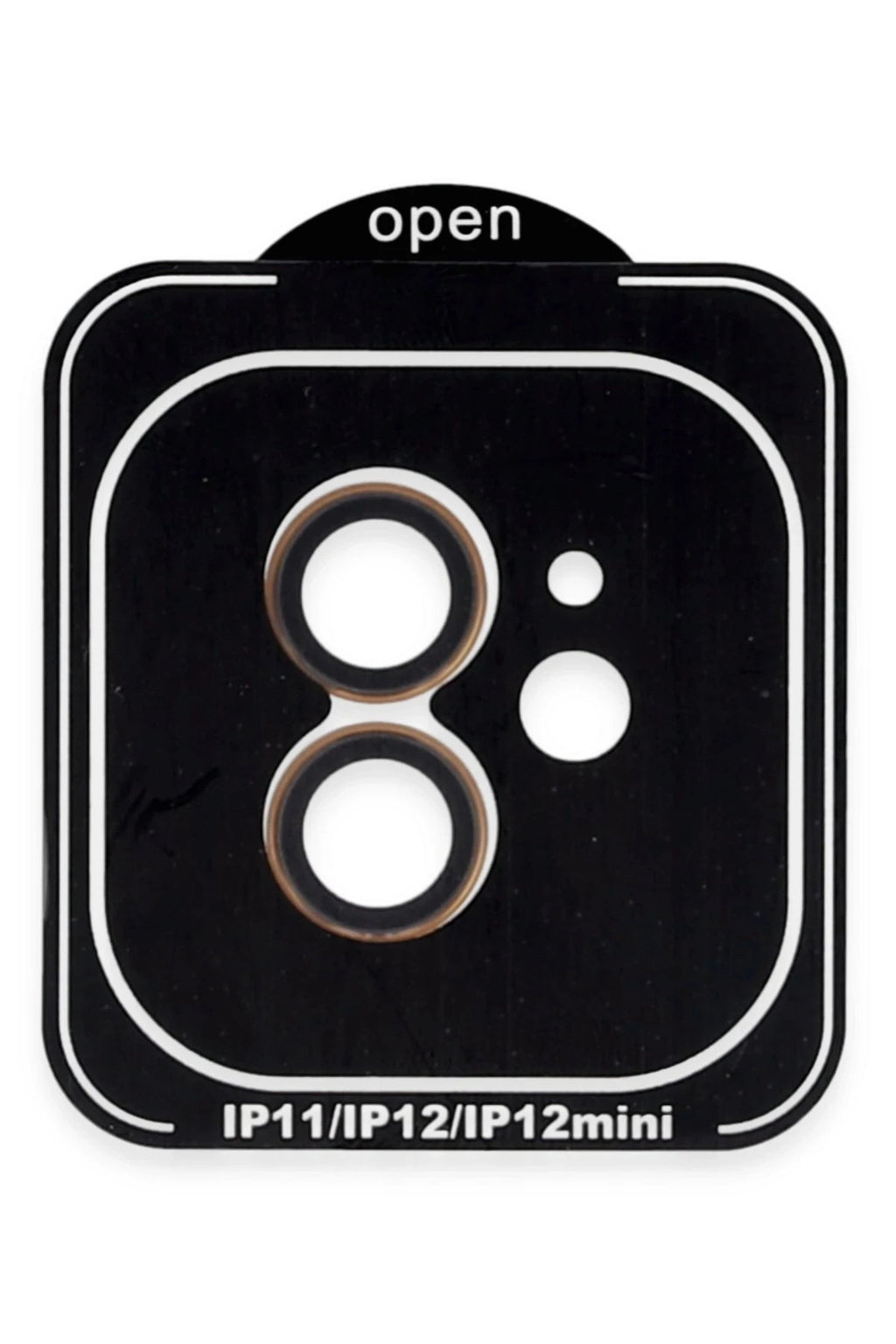 Mey İthalat® iPhone 11 PVD Metal Kamera Lens - Turuncu