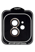 Mey İthalat® iPhone 11 PVD Metal Kamera Lens - Turuncu