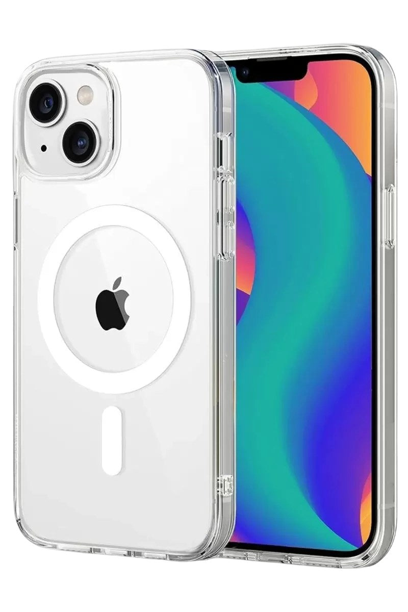 Mey İthalat® iPhone 15 Combo Sert Şeffaf Magsafe Kapak - Şeffaf