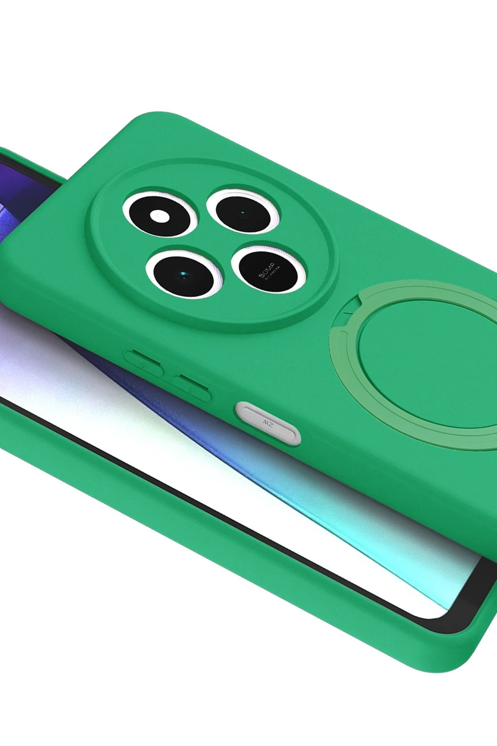 Mey İthalat® Redmi 14C Regal Magsafe Standlı Kapak - Yeşil