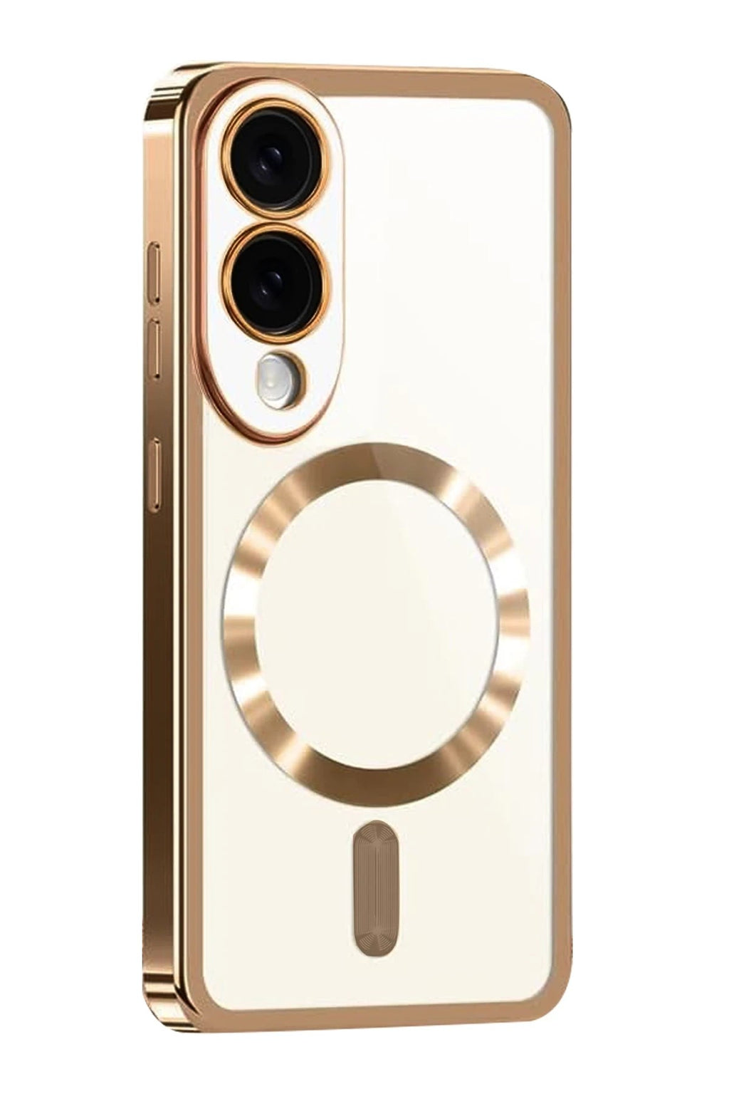 Mey İthalat® Samsung Galaxy S25 Edge Kross Magneticsafe Kapak - Çöl Titanyum