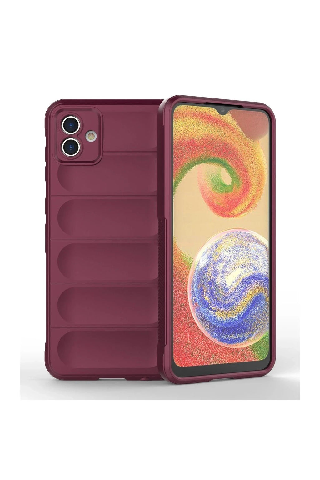 Mey İthalat® Samsung Galaxy A04E Kılıf Optimum Silikon - Bordo