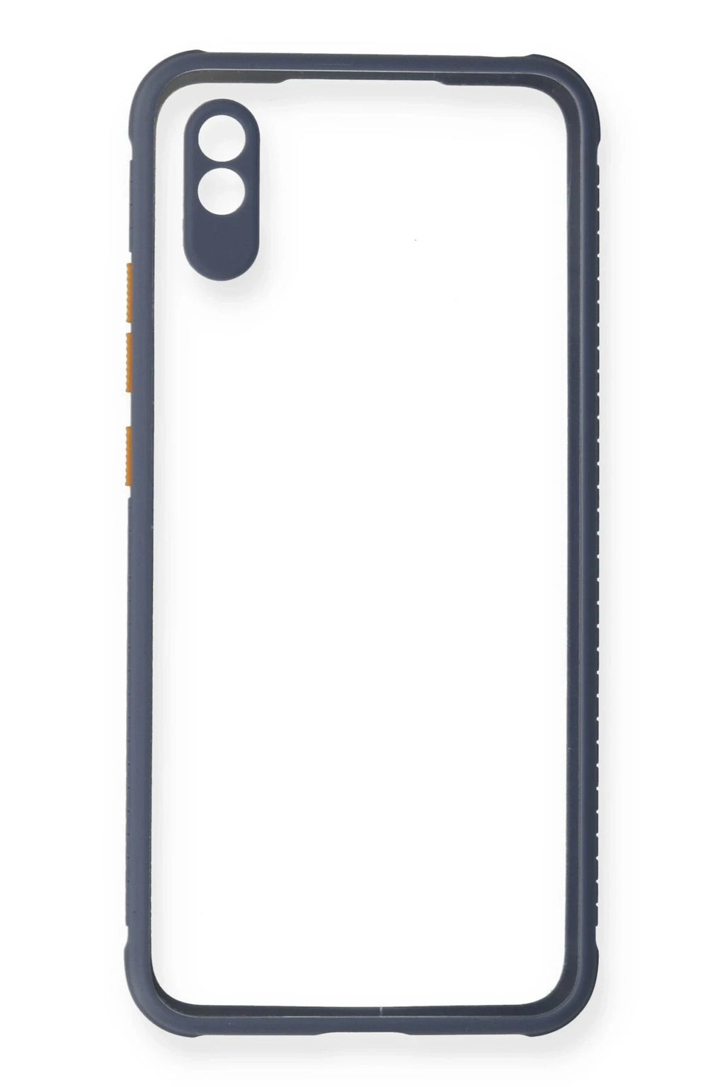 Mey İthalat® Redmi 9A Kılıf Miami Şeffaf Silikon - Gri
