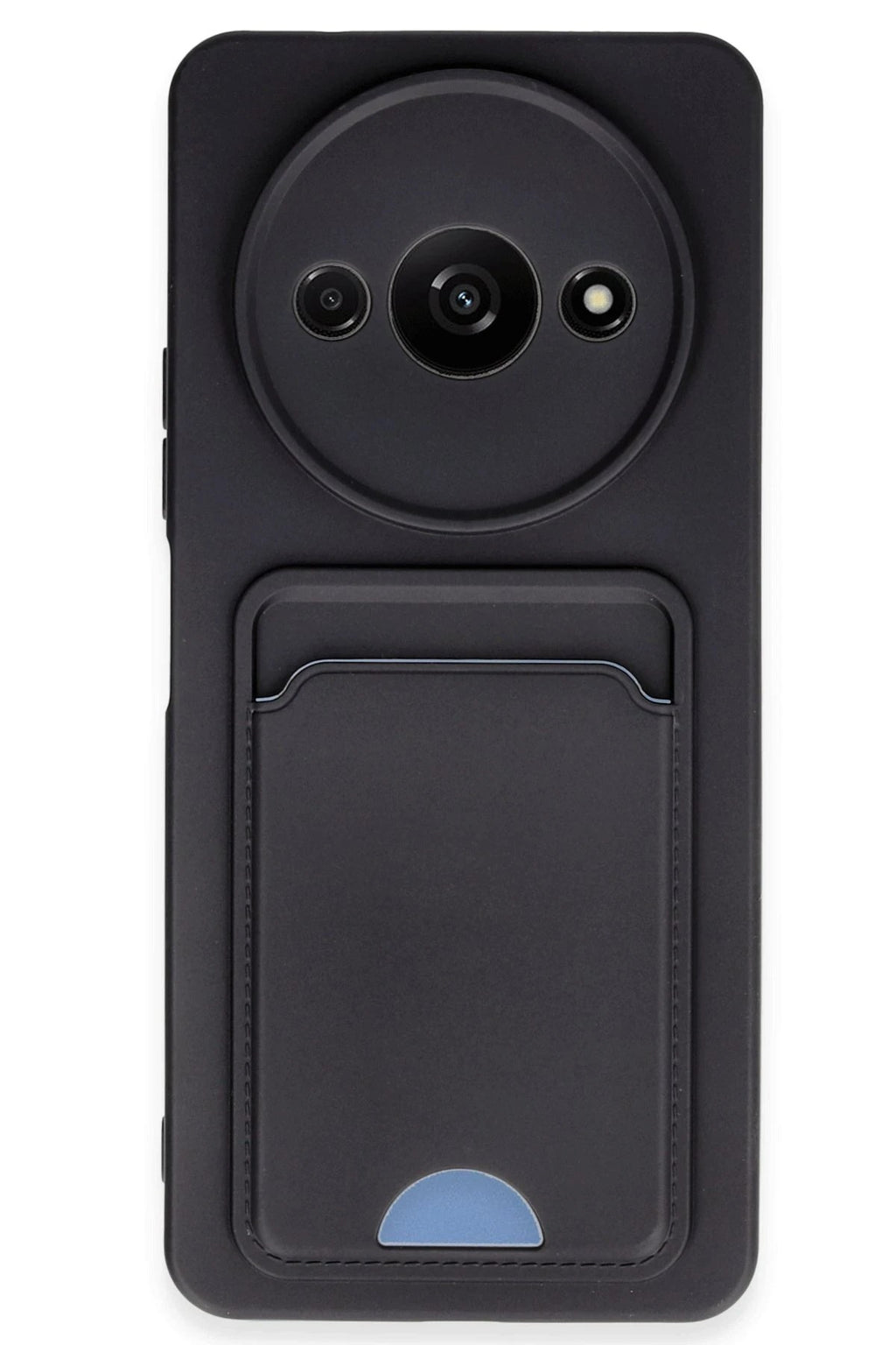 Mey İthalat® Redmi A3 4G Kılıf Kelvin Kartvizitli Silikon - Siyah