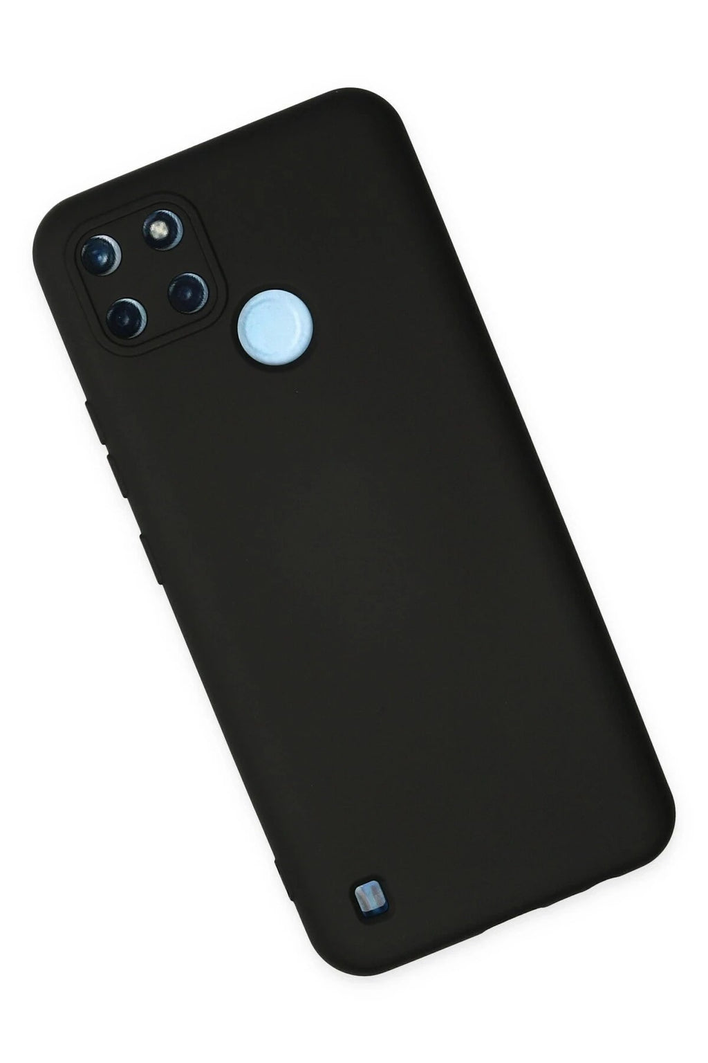 Mey İthalat® Realme C25Y Kılıf Nano içi Kadife Silikon - Siyah