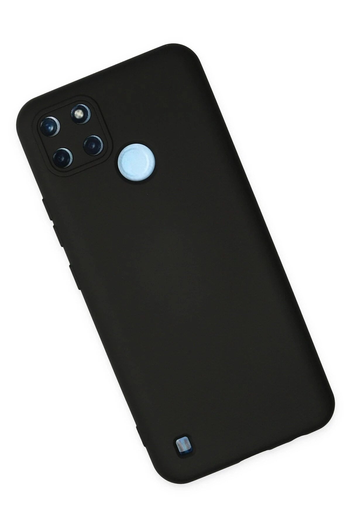 Mey İthalat® Realme C25Y Kılıf Nano içi Kadife Silikon - Siyah