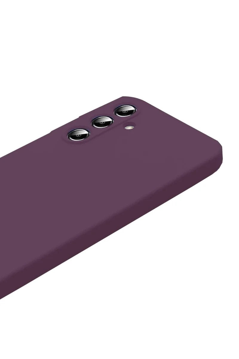 Mey İthalat® Samsung Galaxy A37 5G First Silikon - Mürdüm