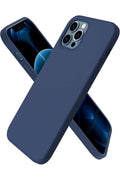 Mey İthalat® iPhone 12 Pro Max Kılıf First Silikon - Lacivert