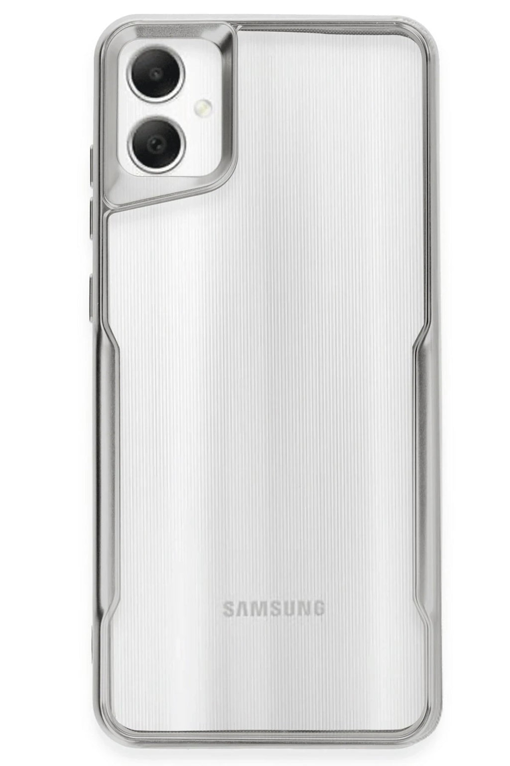 Mey İthalat® Samsung Galaxy A05 Kılıf Boyi Silikon Kapak - Gümüş