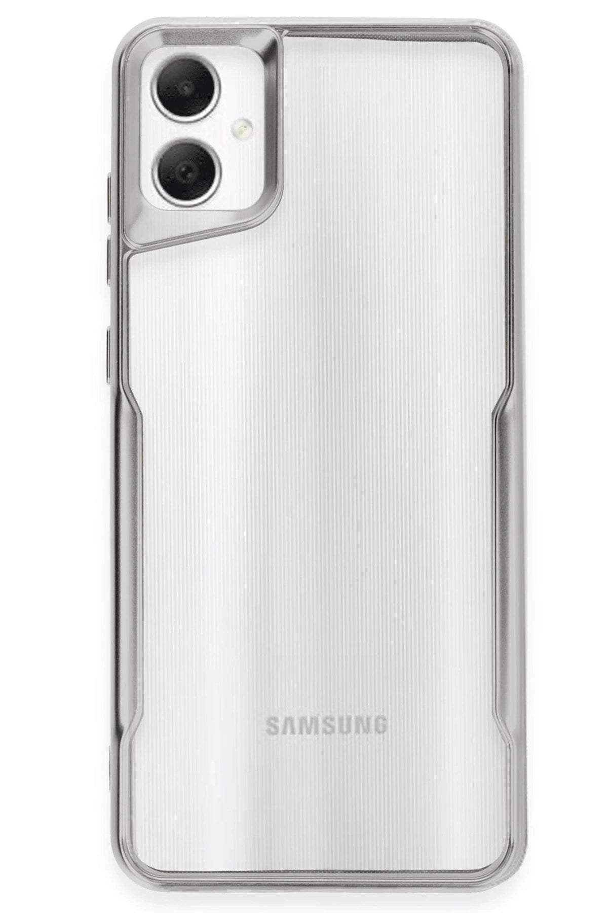 Mey İthalat® Samsung Galaxy A05 Kılıf Boyi Silikon Kapak - Gümüş