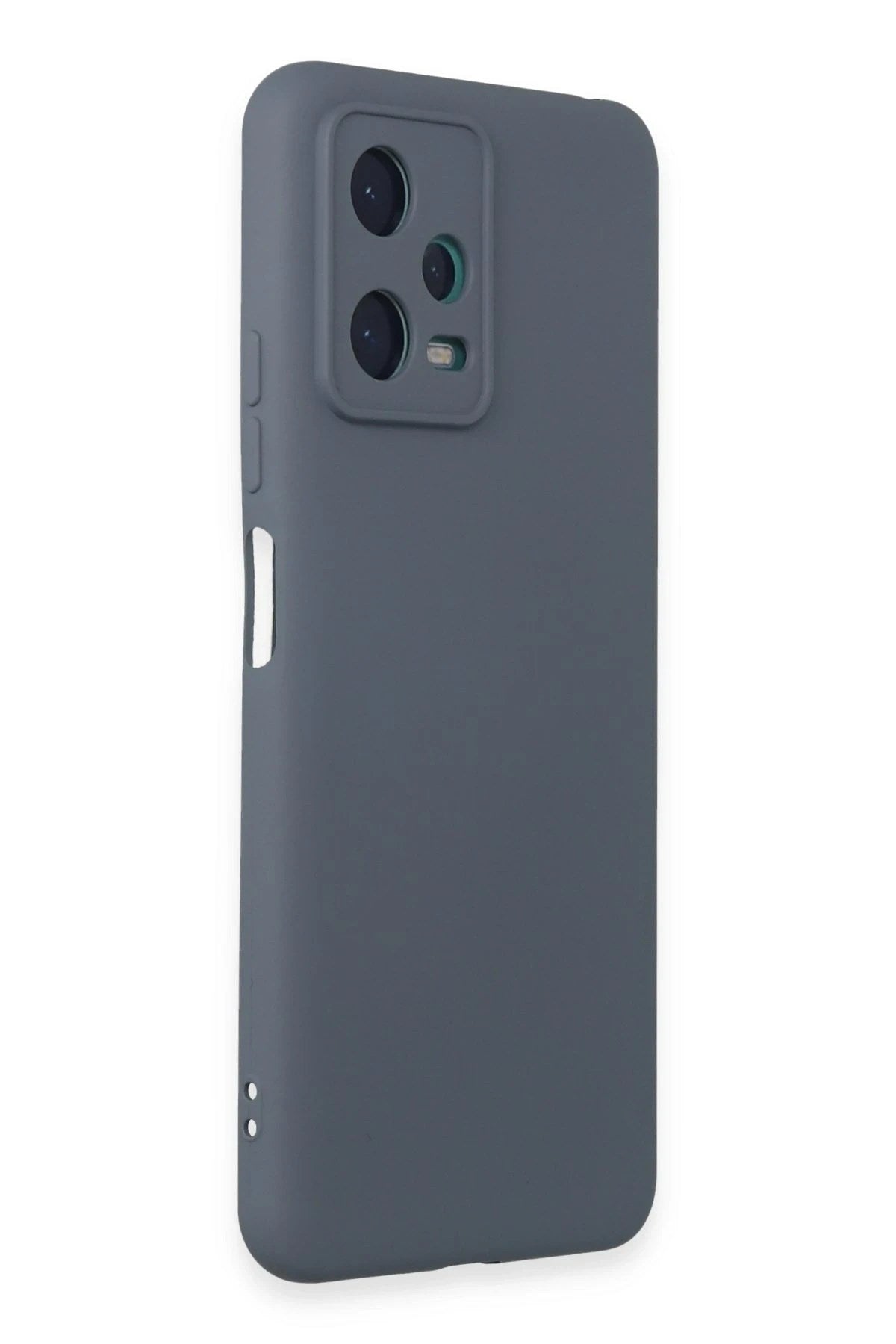 Mey İthalat® Redmi Note 12 5G Kılıf Nano içi Kadife Silikon - Gri
